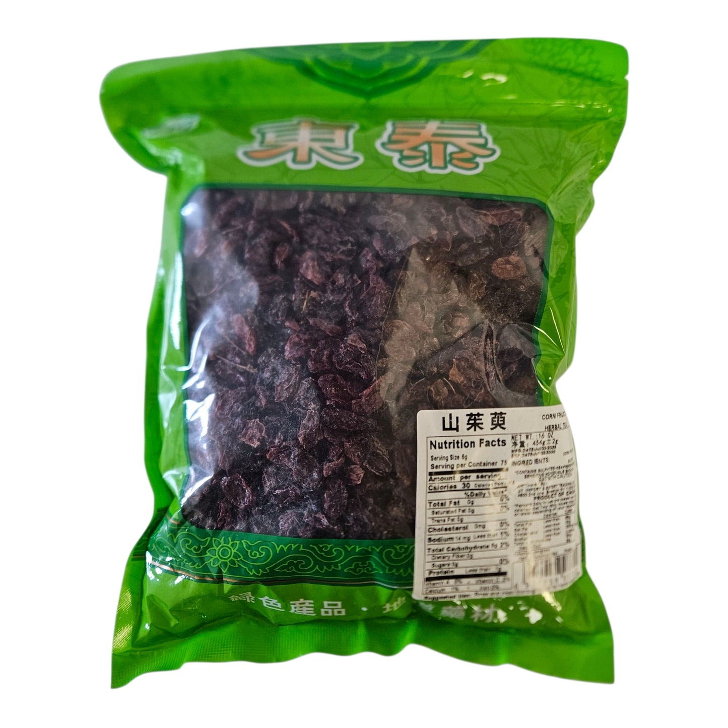 CORNI FRUCTUS (SHAN ZHU YU) 山茱萸 （16 OZ）