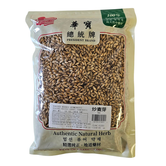 ROASTED HORDEI GERMINATUS(ROASTED MAI YA)炒麥芽(16 OZ)