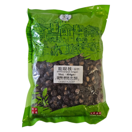 LONGAN SEED (LONG YAN HE)龍眼核(16 OZ)