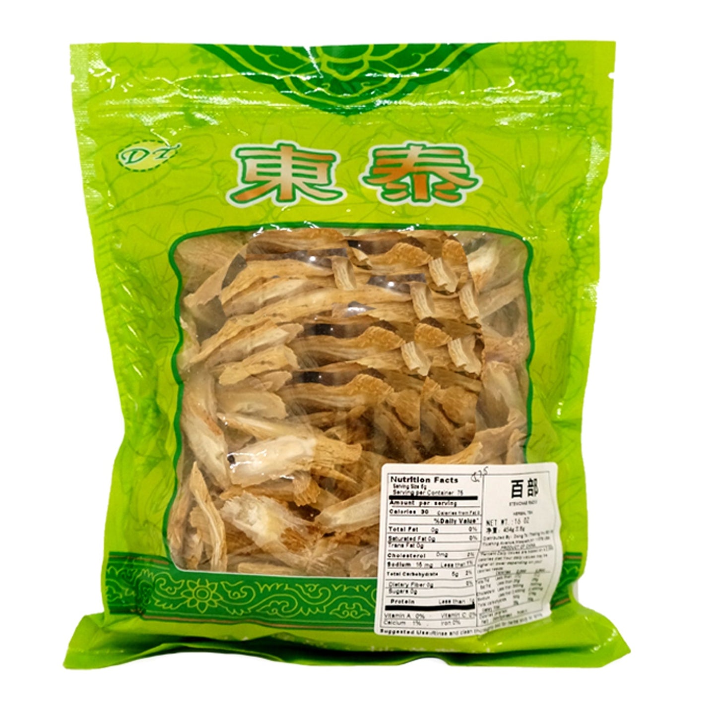 STEMONAE RADIX (BAI BU)百部片(16 OZ)