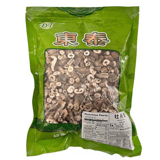 DRIED PEONY ROOT BARK (MU DAN PI) 牡丹皮(16 OZ)