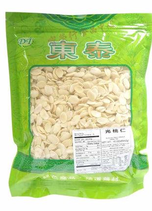 BLANCHED PEACH HERNELS (TAO REN) 桃仁 (16 OZ)