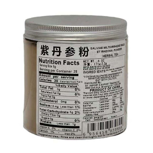 RADIX SALVIAE MILTIORRHIZAE POWDER 紫丹參粉（丹蔘粉）(6 OZ)