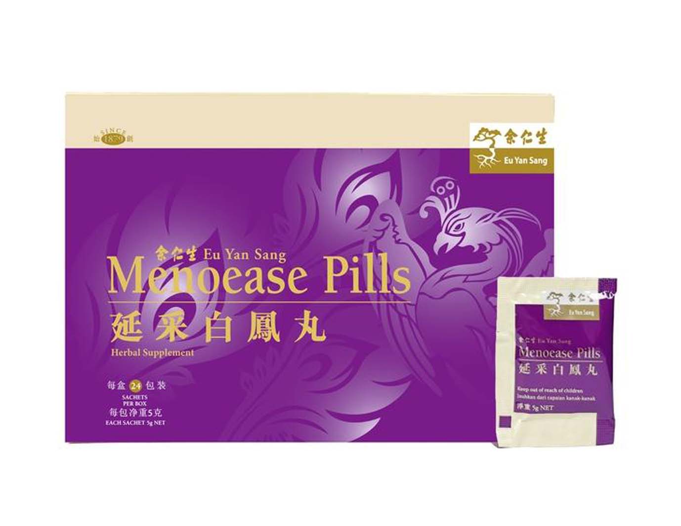 EU YAN SANG  MENOEASE PILLS 余仁生  延采白鳳丸(24'S)