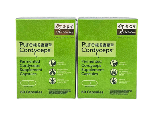 EU YAN SANG PURE CORDYCEP (HIRSUTELLA SINENSIS) CAPSULES 余仁生 純冬蟲夏草丸(60'S)