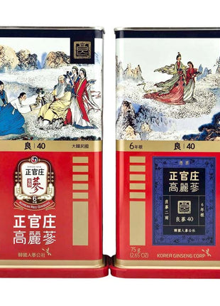 KOREAN GINSENG GOOD  40 75G  正官裝 高麗參 良字40 2兩裝(75 G)
