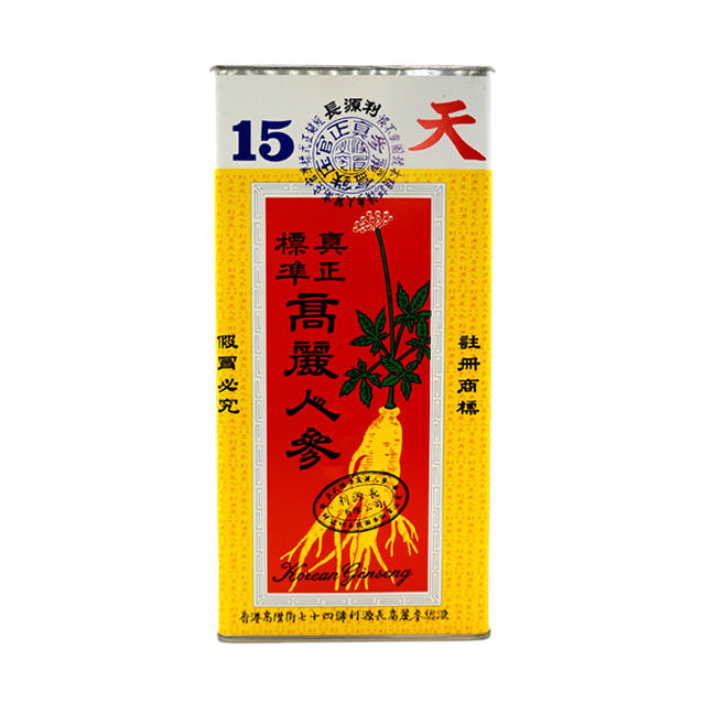 LI YUAN CHANG CHINESE RED GINSENG (PANAX GINSENG) 19PCS 利源長 15支普通紅參*19條*(500 G)