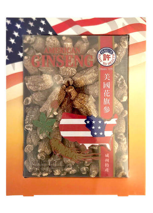 HSU'S MEDIUM SHORT GINSENG 許氏 花旗參圓短中#112-8(8 OZ)