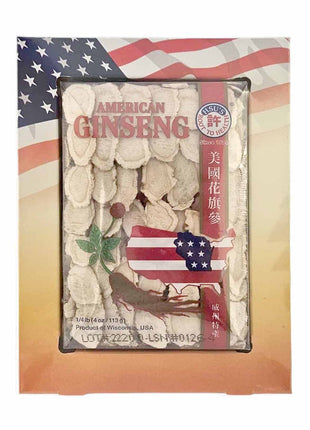HSU'S GINSENG SLICES 許氏 花旗參切片#126-4(4 OZ)