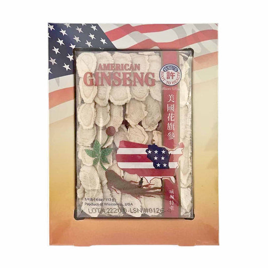 HSU'S GINSENG SLICES 許氏 花旗參切片#126-4(4 OZ)