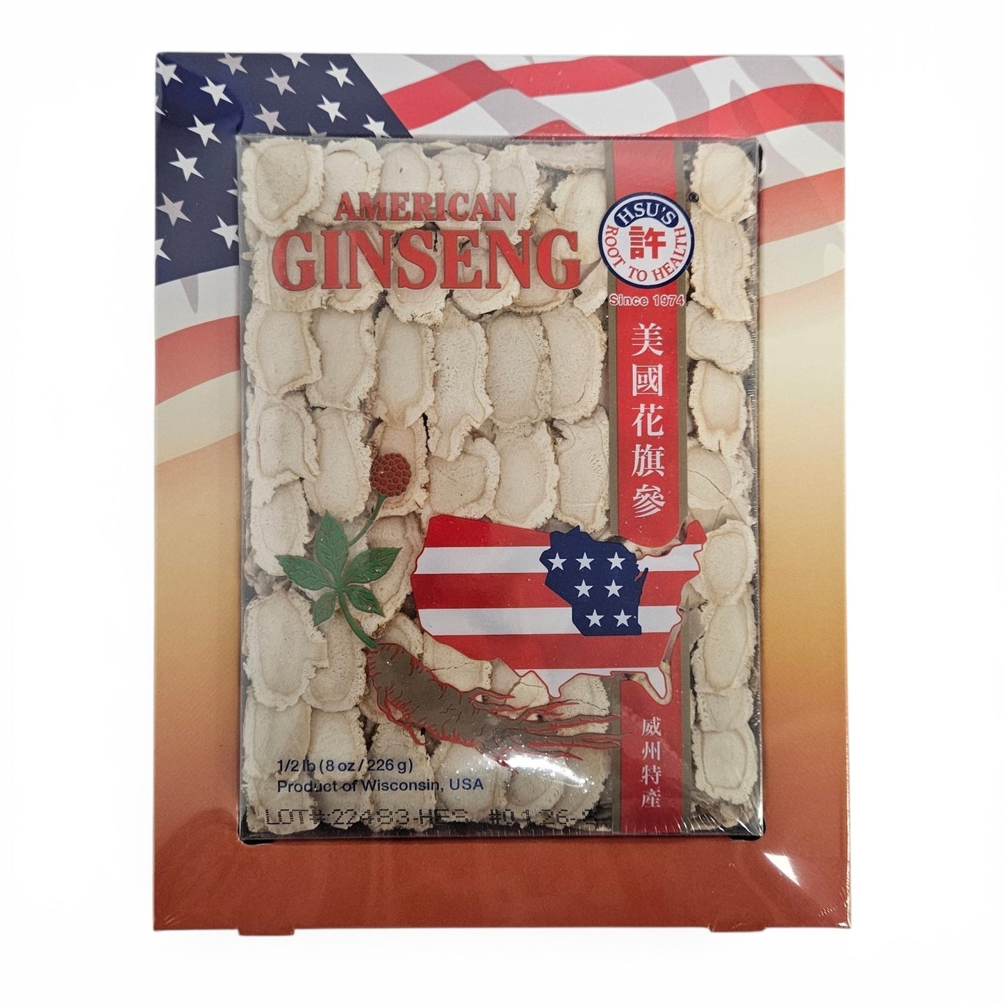 HSU'S SLICES GINSENG 許氏  花旗參切片#126-8(8 OZ)