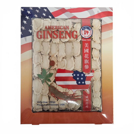 HSU'S SLICES GINSENG 許氏  花旗參切片#126-8(8 OZ)
