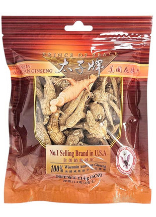 PRINCE OF PEACE WISCONSIN AMERICAN GINSENG 太子 花旗參(4 OZ)