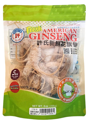 HSU'S FRESH AMERICAN GINSENG 許氏 新鮮花旗參*158-8*(8 OZ)