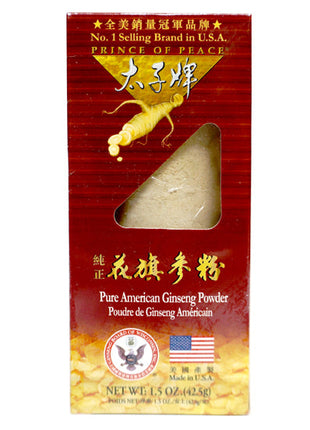 PRINCE OF PEACE  GINSENG POWDER 花旗參粉(1.5 OZ)
