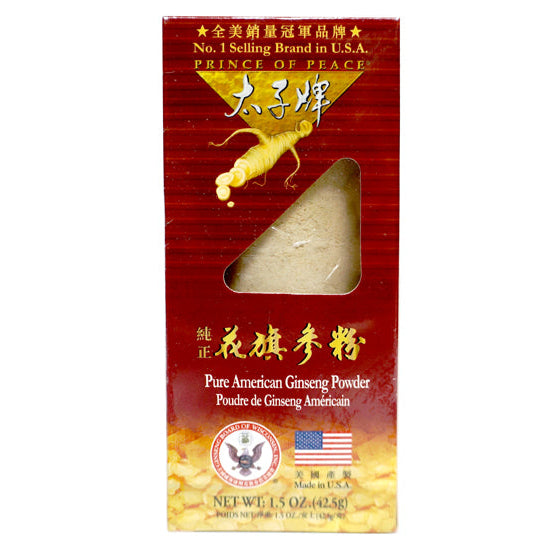 PRINCE OF PEACE  GINSENG POWDER 花旗參粉(1.5 OZ)