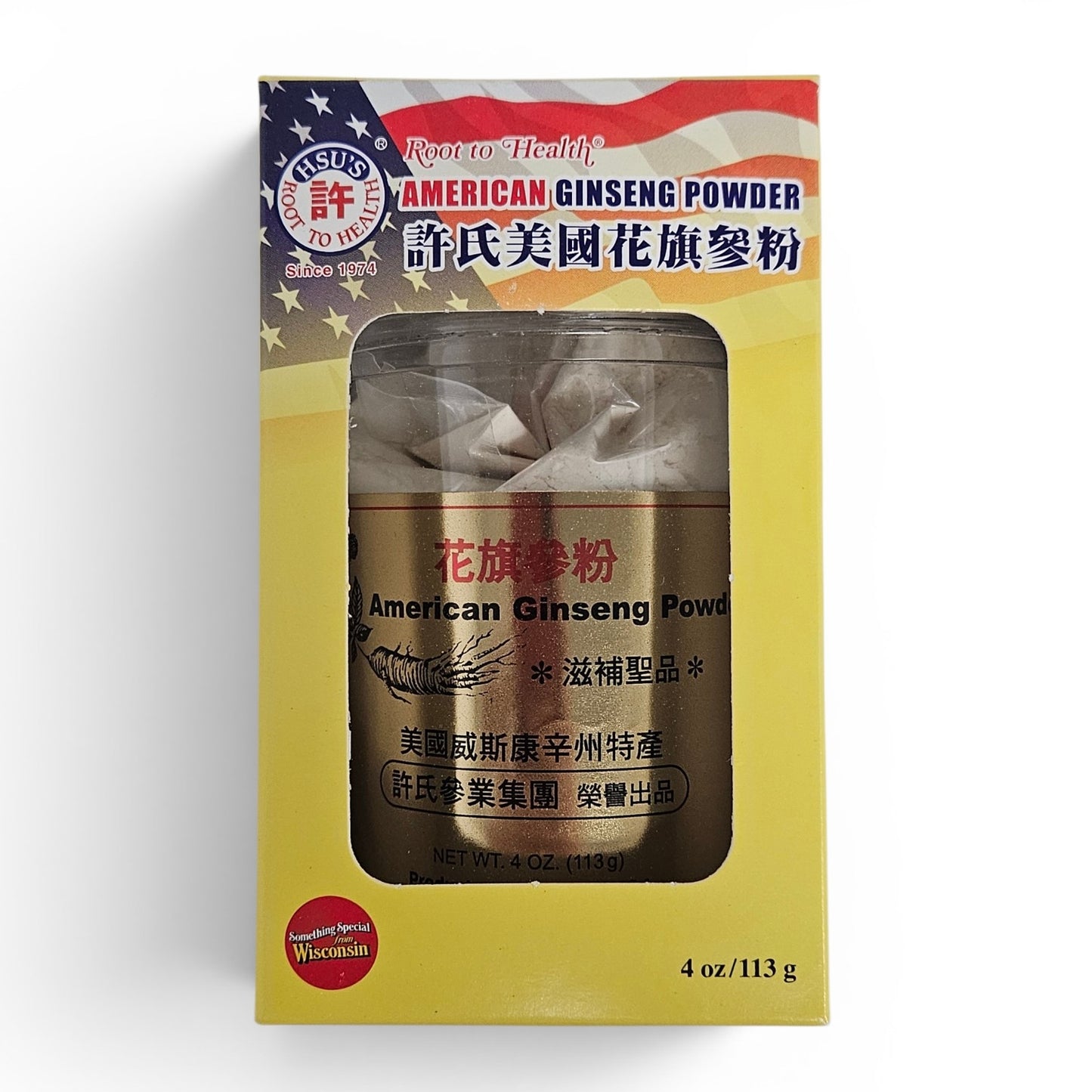 HSU'S AMERICAN GINSENG POWDER 許氏 花旗參粉(4 OZ)