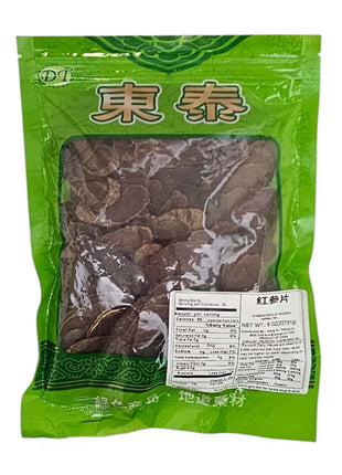 RED GINSENG SLICES (HONG SHEN PIAN) 東泰 紅參片(8 OZ)