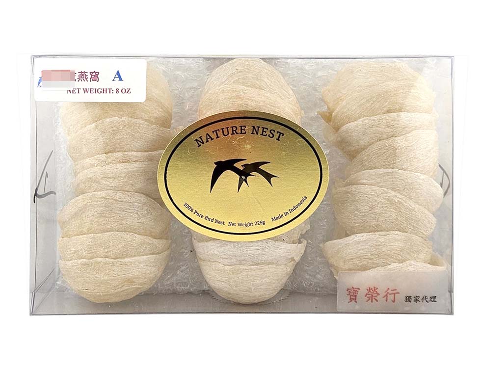 NATURE WHITE BIRD'S NEST*A*  原 野 白燕盞 *A*(8 OZ)