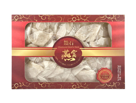 DIAMOND WHITE BIRD'S NEST (HALF) 鉆 石 開邊燕（8 OZ）