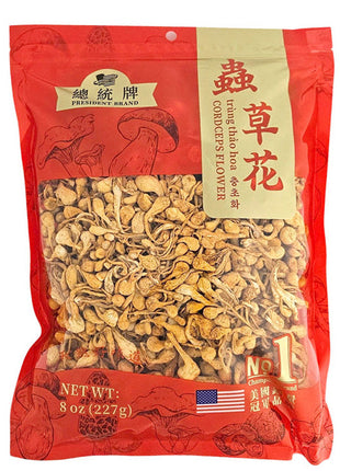 CORDYCEPS MILITARIS (CHONG CAO HUA) 總統 孢子頭蟲草花(8 OZ)