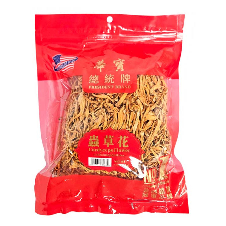 CORDYCEPS MILITARIS (CHONG CAO HUA) 總統 蟲草花(8 OZ)