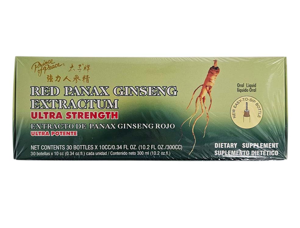 PRINCE OF PEACE RED PANAX GINSENG EXTRACTUM 太子 強力人參精(30x10cc)