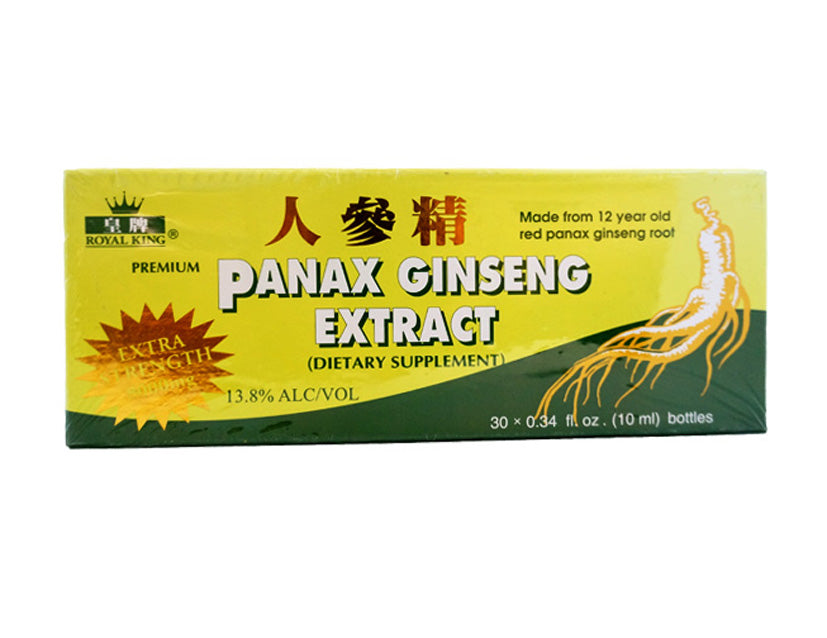 PREMIUM PANAX GINSENG EXTRACT (DIETARY SUPPLEMENT)皇牌 人參精(8000mg)有酒精(30x10 CC)