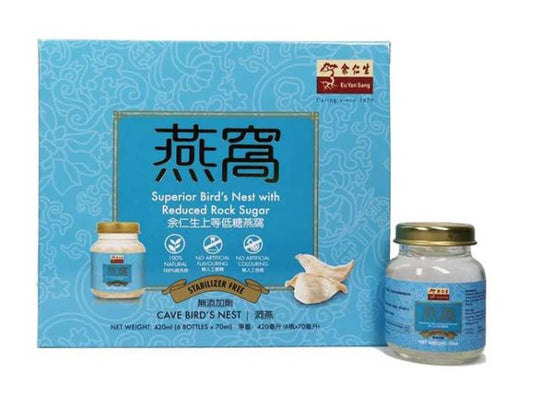 EU YAN SANG SUPERIOR BIRD'S NEST DRINK WITH REDUCED SUGAR 余仁生 低糖燕窩*6樽裝*(6x70 ML)