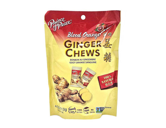 PRINCE OF PEACE GINGER BLOOD ORANGE CHEWS 太子 血橙薑糖（4 OZ）