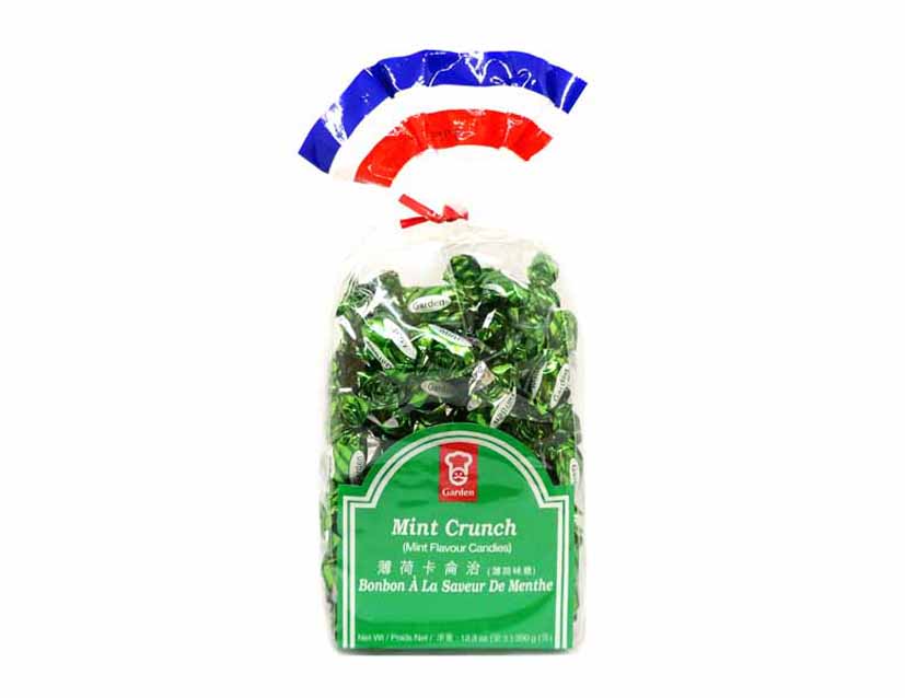 GARDEN MINT CRUNCH 嘉頓 薄荷卡侖治糖(12.35 OZ)