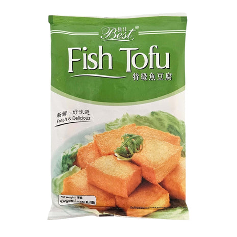 BEST FROZEN FISH TOFU  極佳 特級魚豆腐 (15.2 OZ)