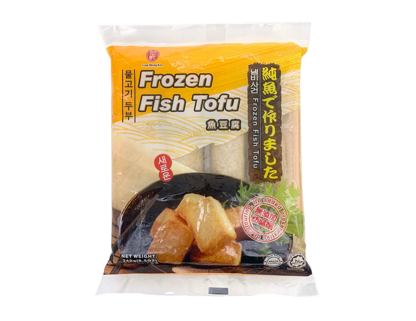 FROZEN SEAFOOD TOFU 林生記 魚豆腐(240 G)