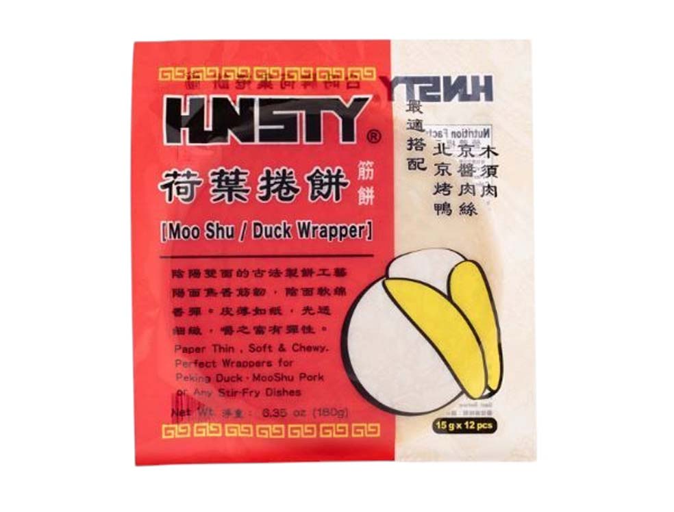 HUNSTY MOO SHU/DUCK WRAPP 合時 荷葉捲皮(12x15G)