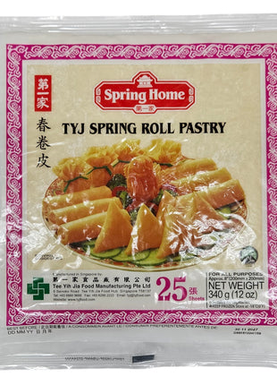 SPRING HOME SPRING ROLL PASTRY 8"第一家 春卷皮 8"（25 PCS）