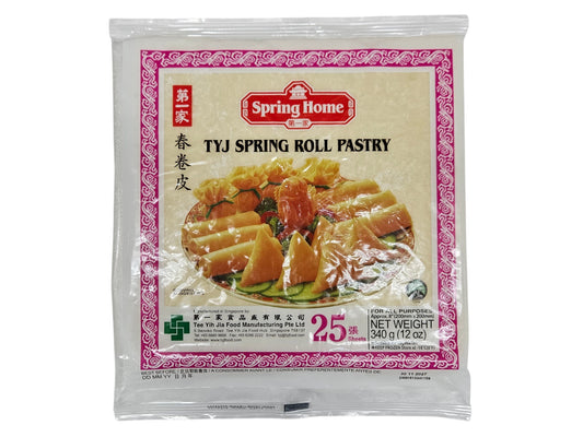 SPRING HOME SPRING ROLL PASTRY 8"第一家 春卷皮 8"（25 PCS）