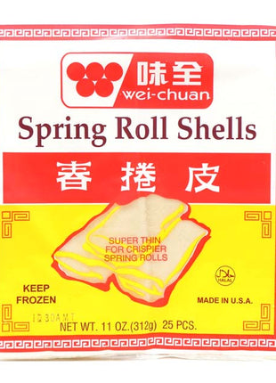 WEI CHUAN SPRING ROLL SHELL 味全 春卷皮(25 PCS)