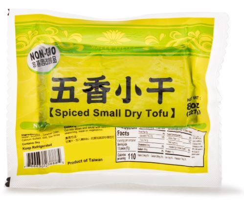 WATER LILIES SPICED DRY TOFU(S) 蓮花 五香小乾(8 OZ)