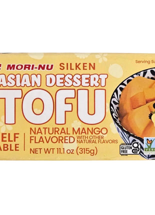 MORI-NU SILKEN ASIAN DESSERT TOFU NATURAL MANGO FLAVORED 森永 即食芒果豆腐 (11.1 OZ)
