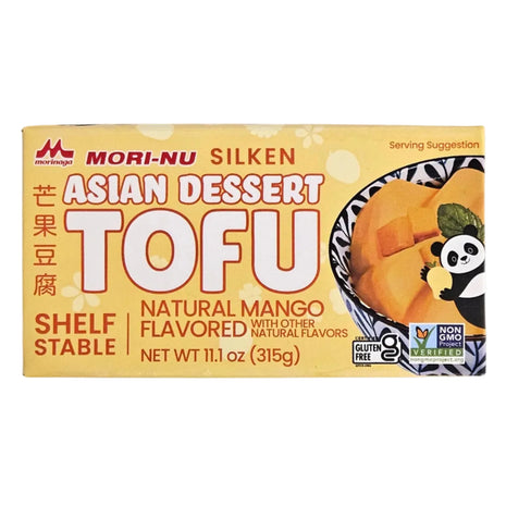 MORI-NU SILKEN ASIAN DESSERT TOFU NATURAL MANGO FLAVORED 森永 即食芒果豆腐 (11.1 OZ)