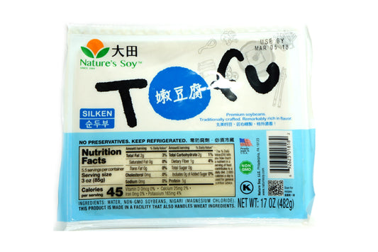 NATURE'S SOY SILKEN TOFU 大田 嫩豆腐（17 OZ）