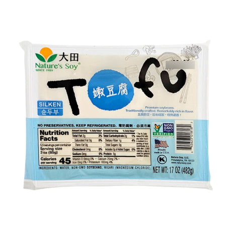 NATURE'S SOY SILKEN TOFU 大田 嫩豆腐 (17 OZ)