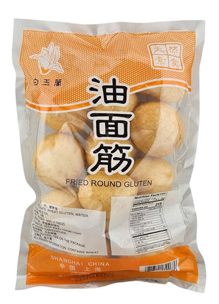 FRIED ROUND GLUTEN 白玉蘭 油麵筋(50 G)