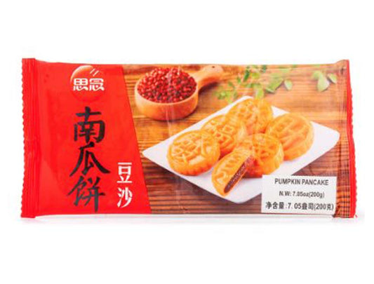 SYNEAR RED BEAN PASTE PUMPKIN PIE 思念 豆沙南瓜餅(200 G)
