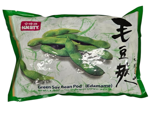 HUNSTY GREEN BEANS POD 合時 急凍毛豆夾（16 OZ）