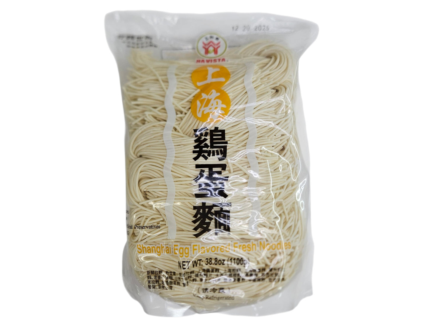 HAVISTA DRIED NOODLE 五穀豐 新鮮雞蛋麵(38.8 OZ)