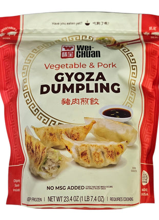 WEI CHUAN VEG.& PORK DUMPLINGS 味全 豬肉煎餃(23.4 OZ)