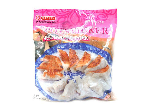O' TASTY PRE-COOKED PORK POT STICKERS 全美 豬肉鍋貼*大*(30 OZ)