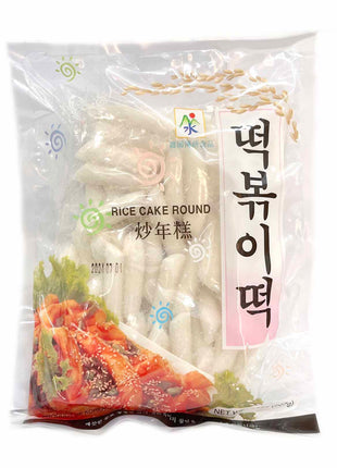 SOO BRAND RICE CAKE ROUND 水牌急 凍炒年糕條(2 LBS)