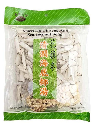AMERICAN GINSENG AND SEA-COCONUT SOUP BASE 東明大橋  花旗參清潤海底椰湯料(120 G)
